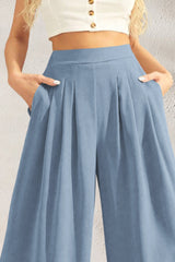 Outfit Flow - FAM-FAM High Waist Wide Leg Pants