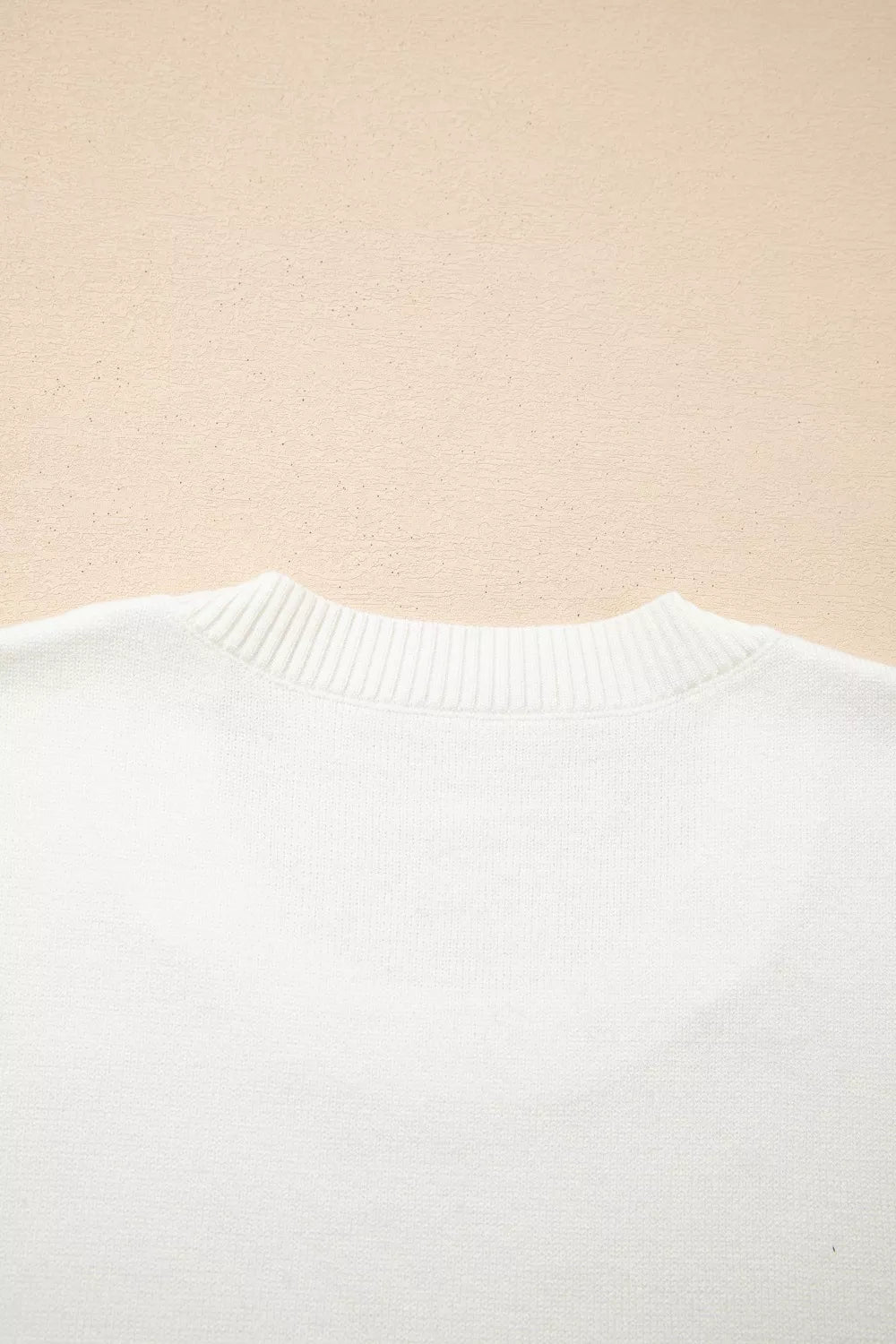 Colorful Holly Jolly Christmas Knit Loose Sweater OutfitFlow