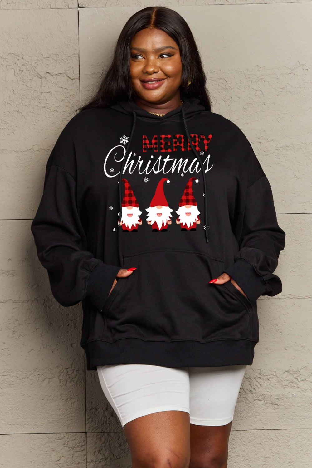 Outfit Flow - Simply Love Full Size MERRY CHRISTMAS Graphic Hoodie