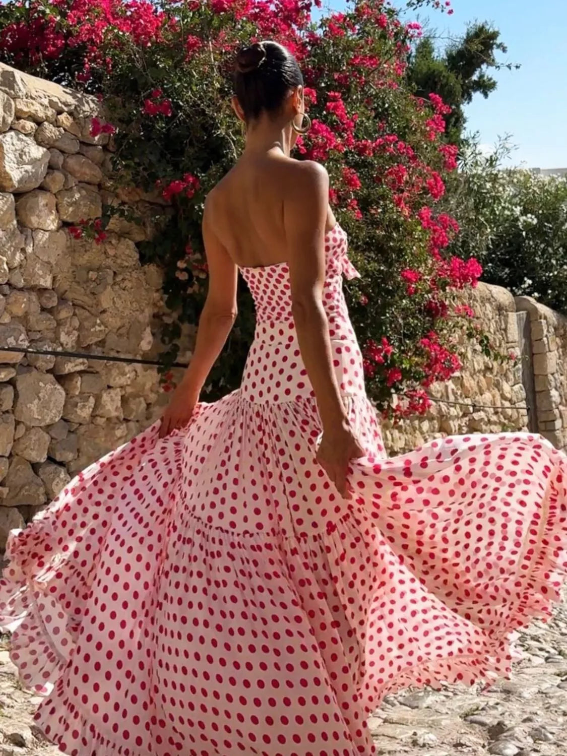 Printed One-Piece Swimwear and Skirt Set OutfitFlow