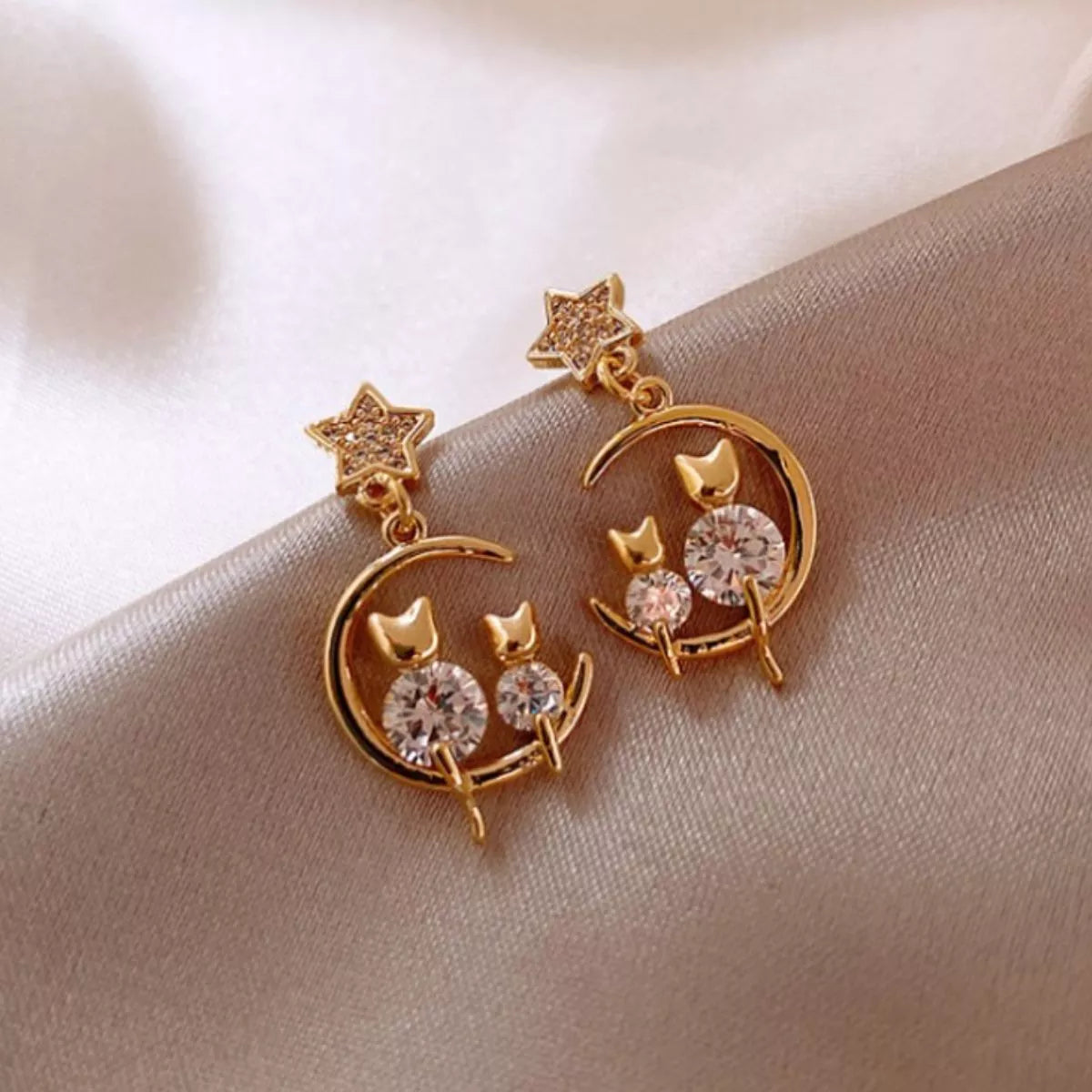 18K Gold-Plated Dangle Earrings OutfitFlow
