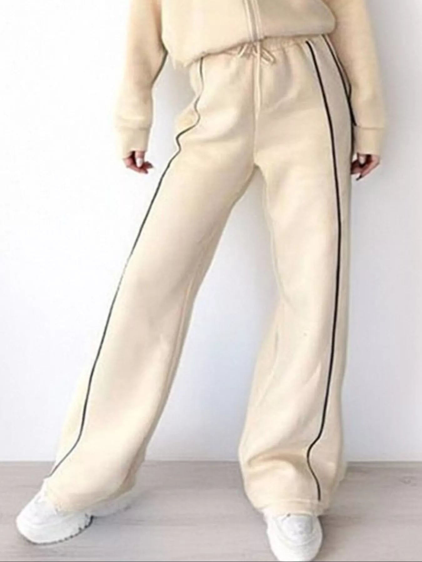 Full Size Zip Up Long Sleeve Top and Pants Set Plus Size OutfitFlow