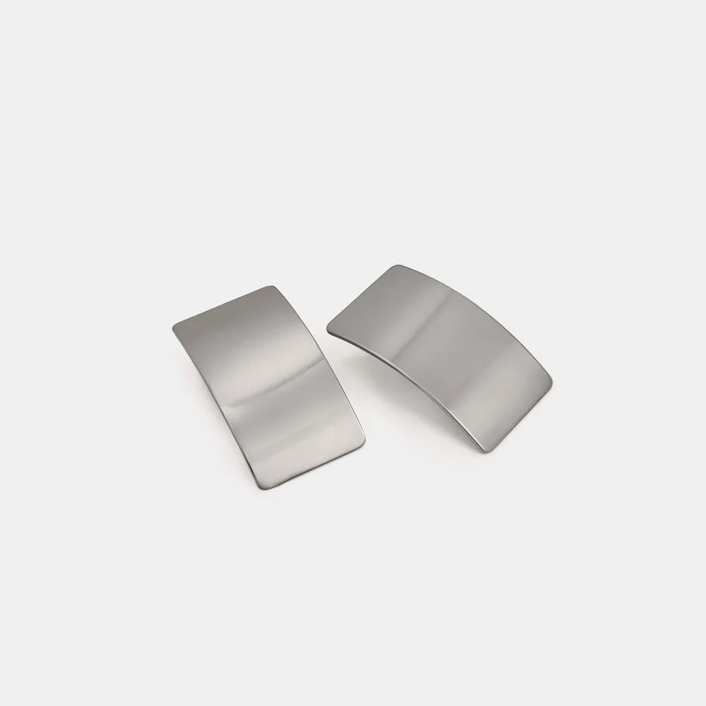 Stainless Steel Rectangle Earring OutfitFlow
