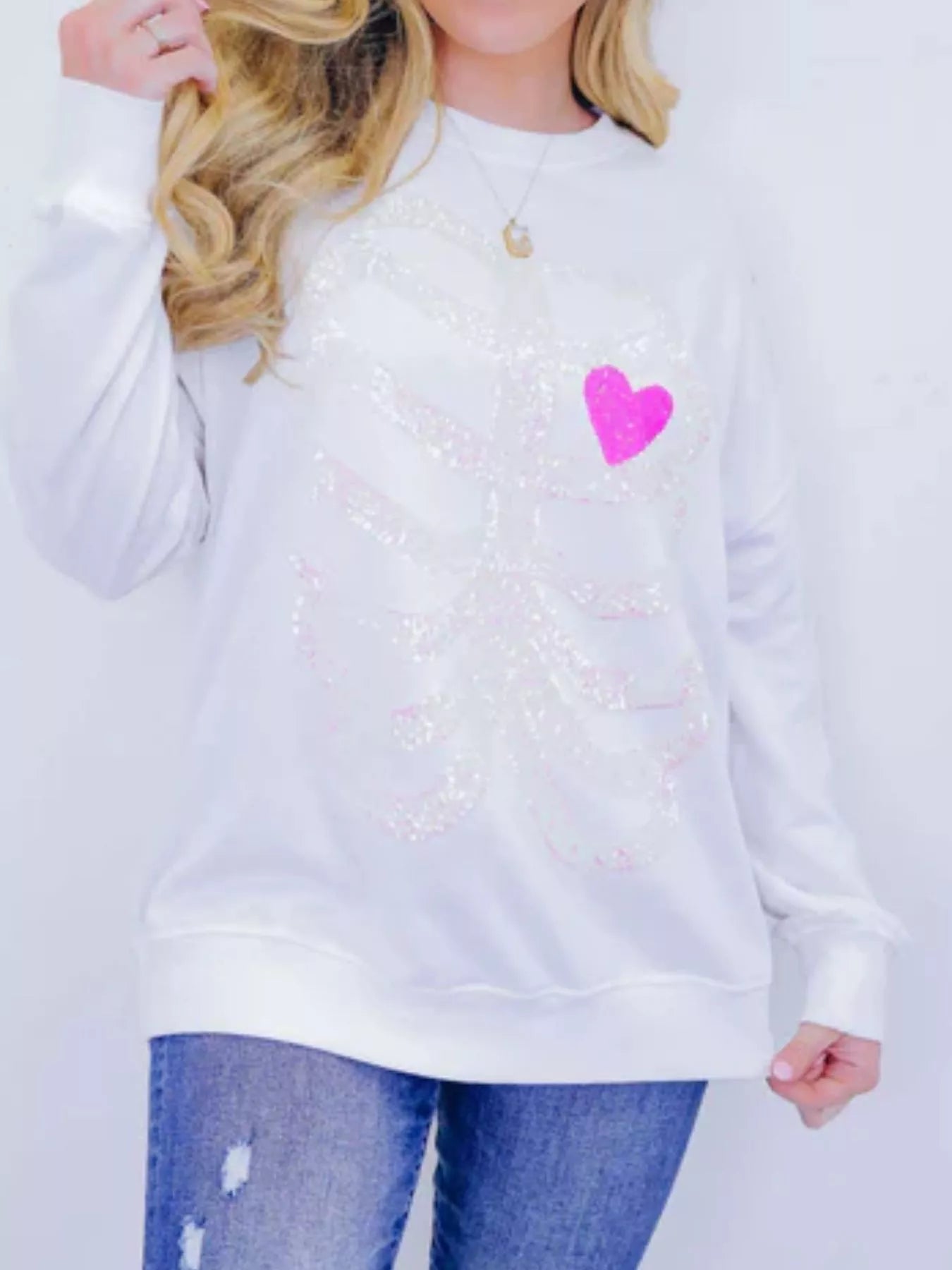 Full Size Halloween Round Neck Long Sleeve Sweatshirt Plus Size OutfitFlow