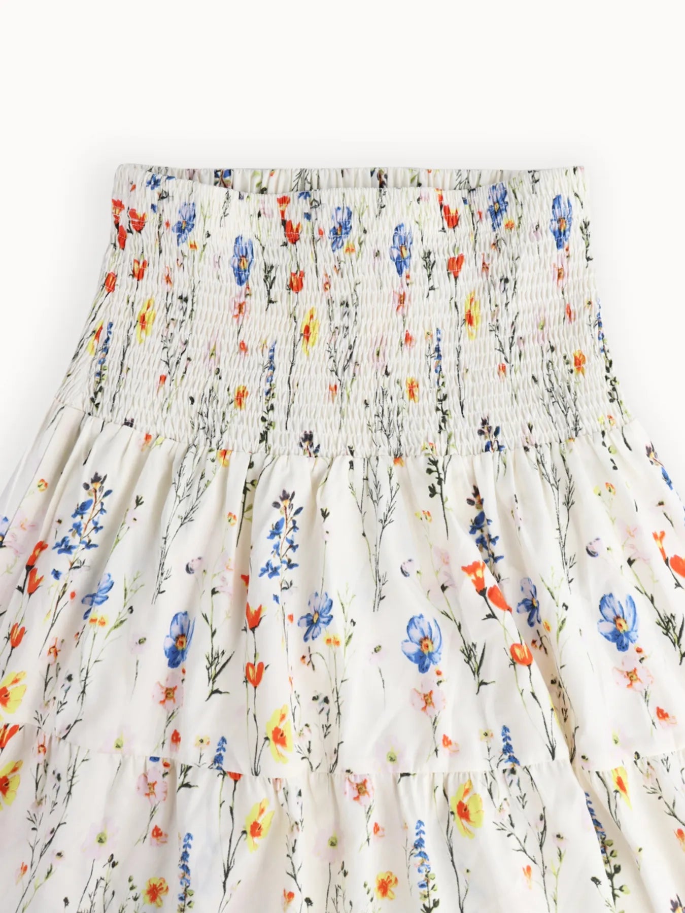 Floral Tiered Maxi Skirt OutfitFlow