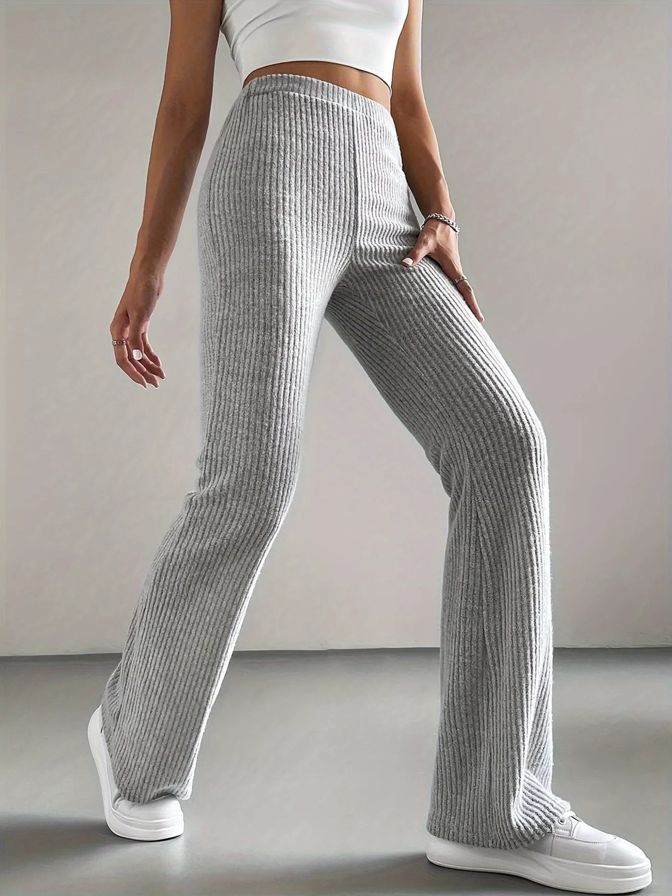 High Waist Flare Pants OutfitFlow