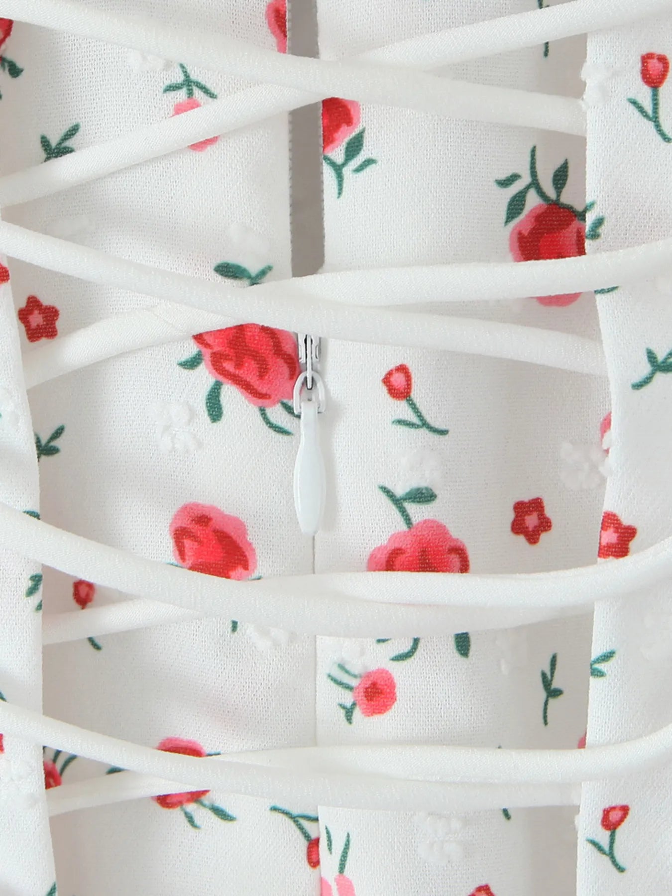 Printed Puff Sleeve Layered Dress OutfitFlow