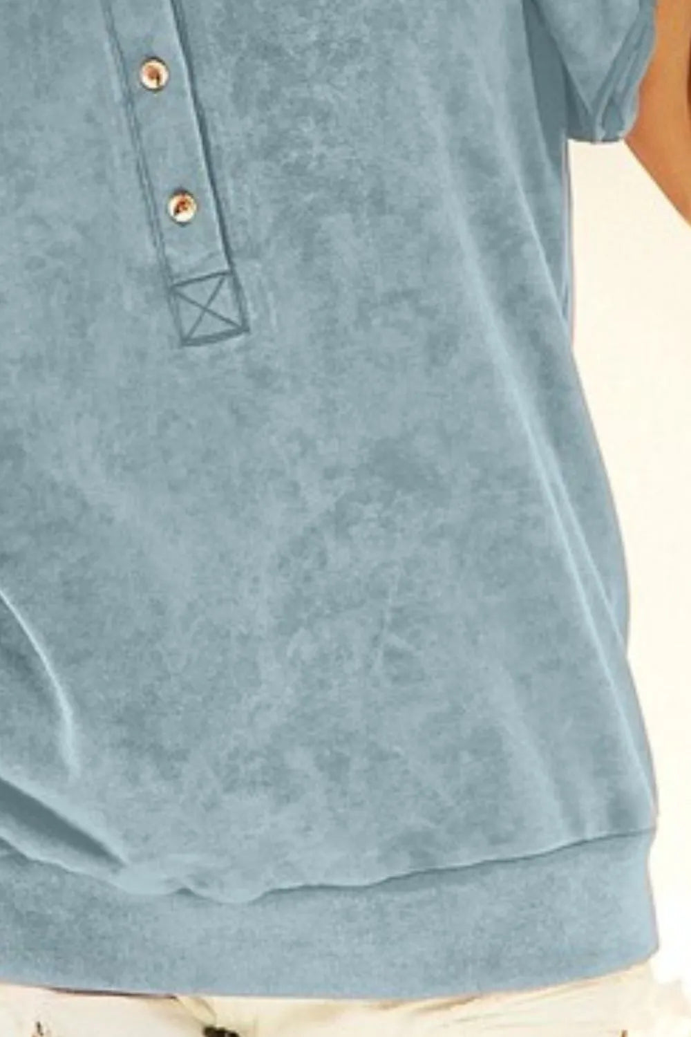 BiBi Mineral Washed Terry Top OutfitFlow