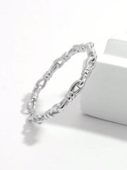 925 Sterling Silver Knot Shape Open Ring OutfitFlow