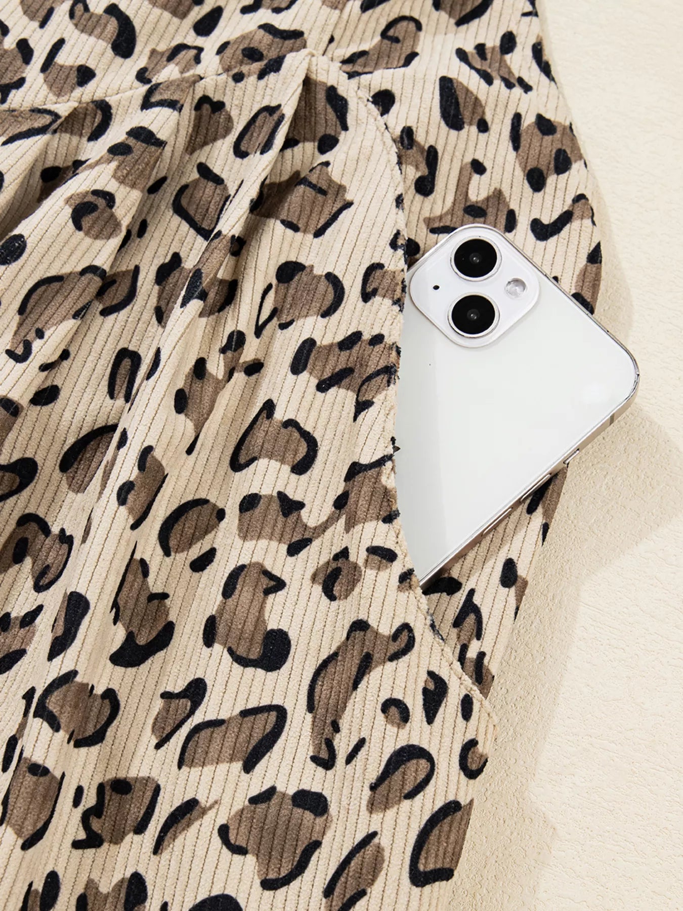 Leopard Bib Wide Leg Jumpsuit OutfitFlow