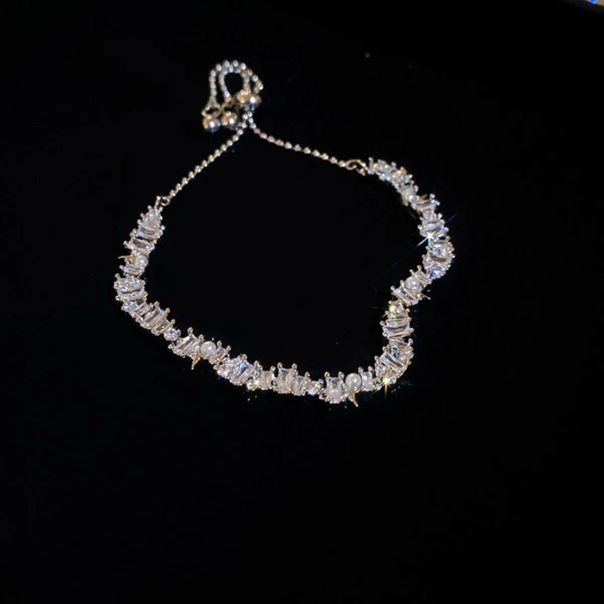 Copper Zircon Bracelet OutfitFlow
