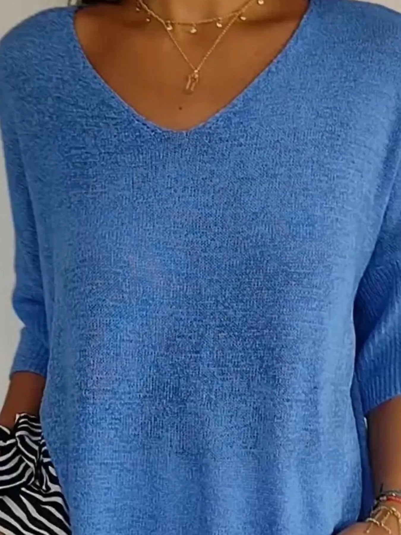 Full Size Relaxed Fit Ribbed Hem Sweater Plus Size OutfitFlow