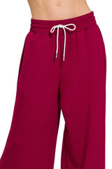 Zenana Scuba Drawstring Pants OutfitFlow