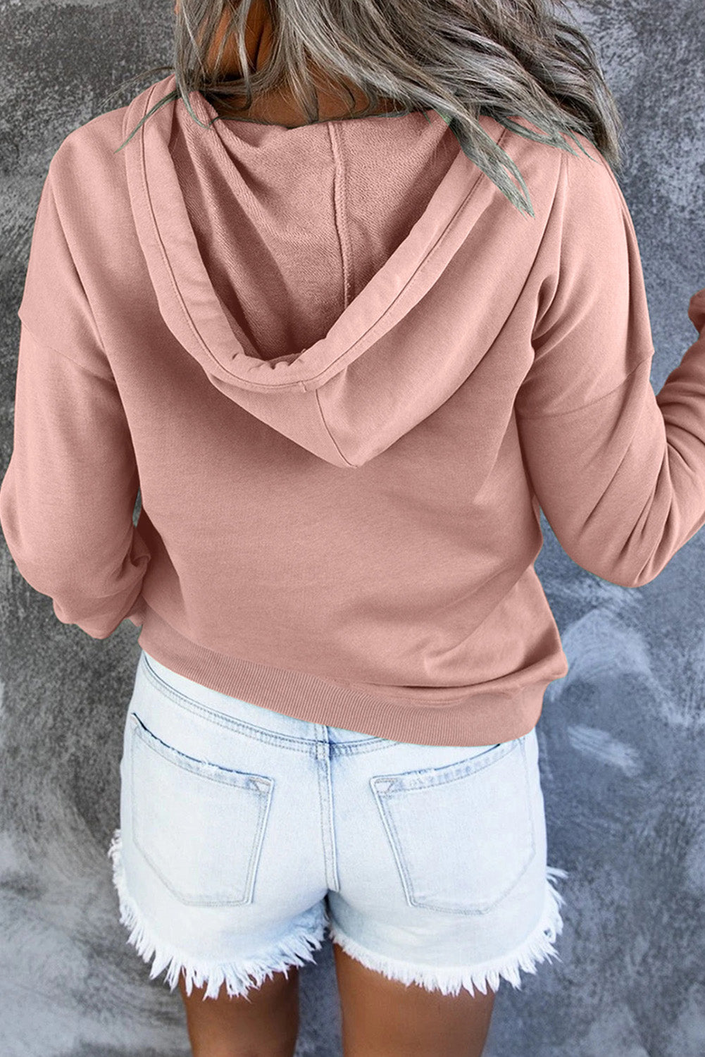 Outfit Flow - Dropped Shoulder Long Sleeve Hoodie with Pocket