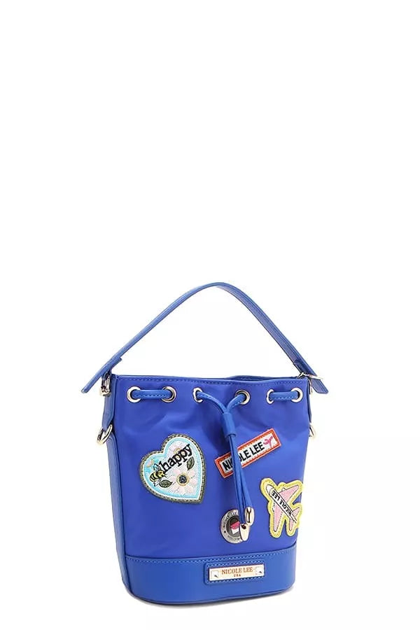 Nicole Lee USA Color Patch Bucket Bag Trendsi