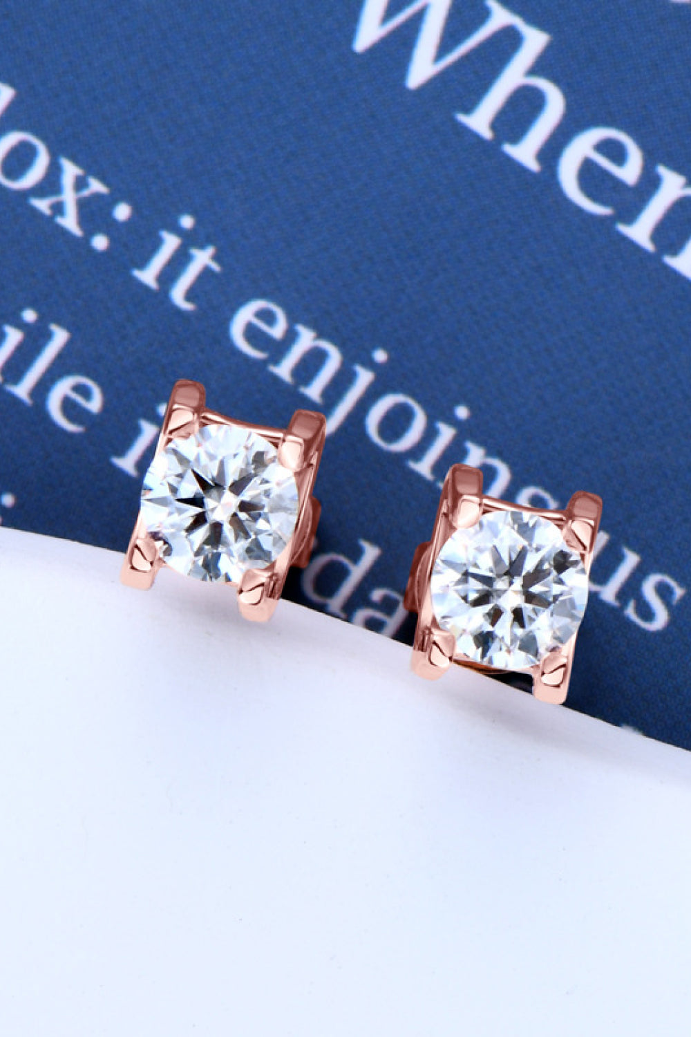 Moissanite 925 Sterling Silver Stud Earrings OutfitFlow
