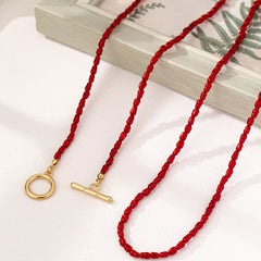 2 Piece Bohemian Beaded Necklace OutfitFlow