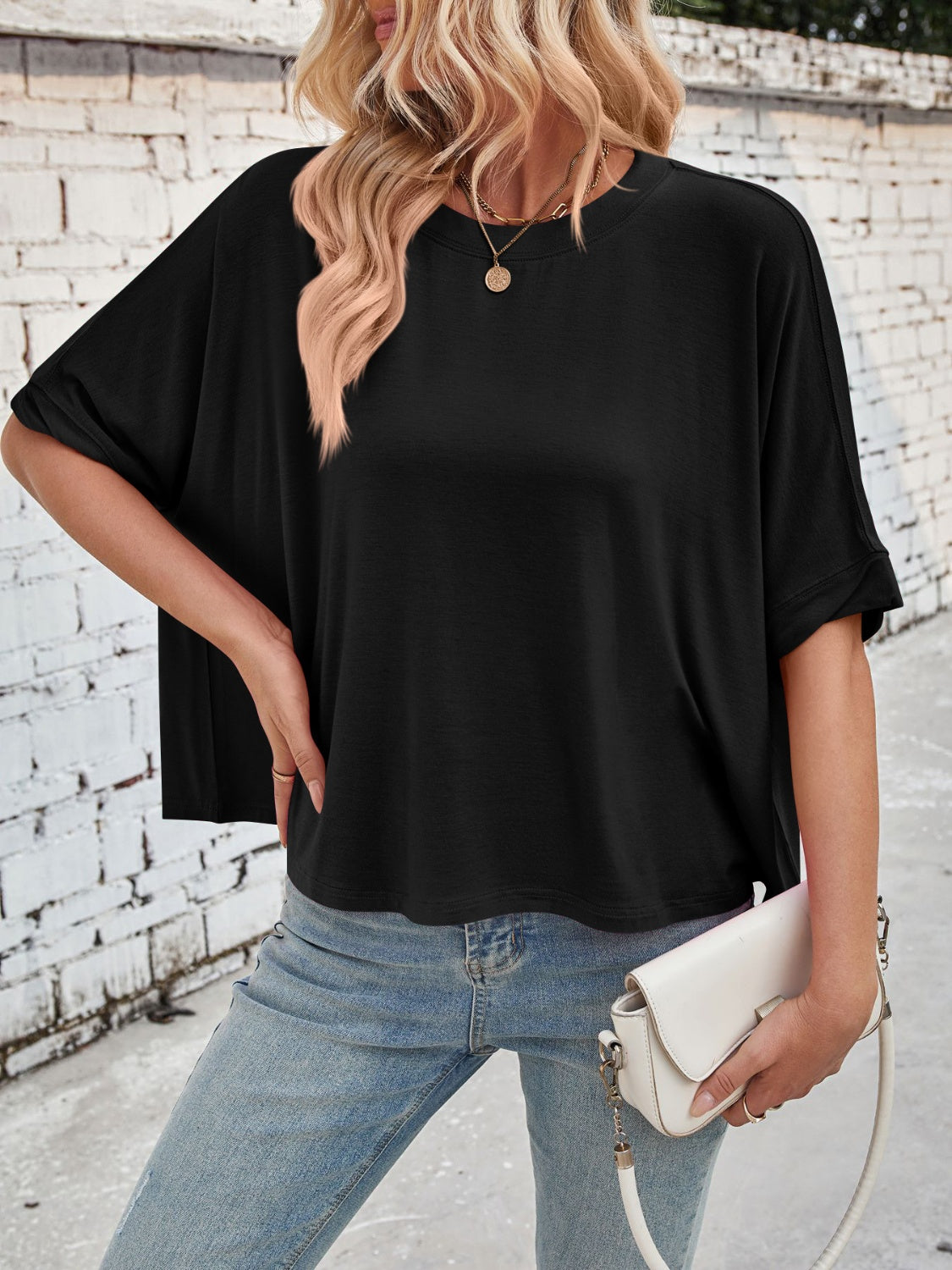 Lovelet Round Neck Half Sleeve T-Shirt