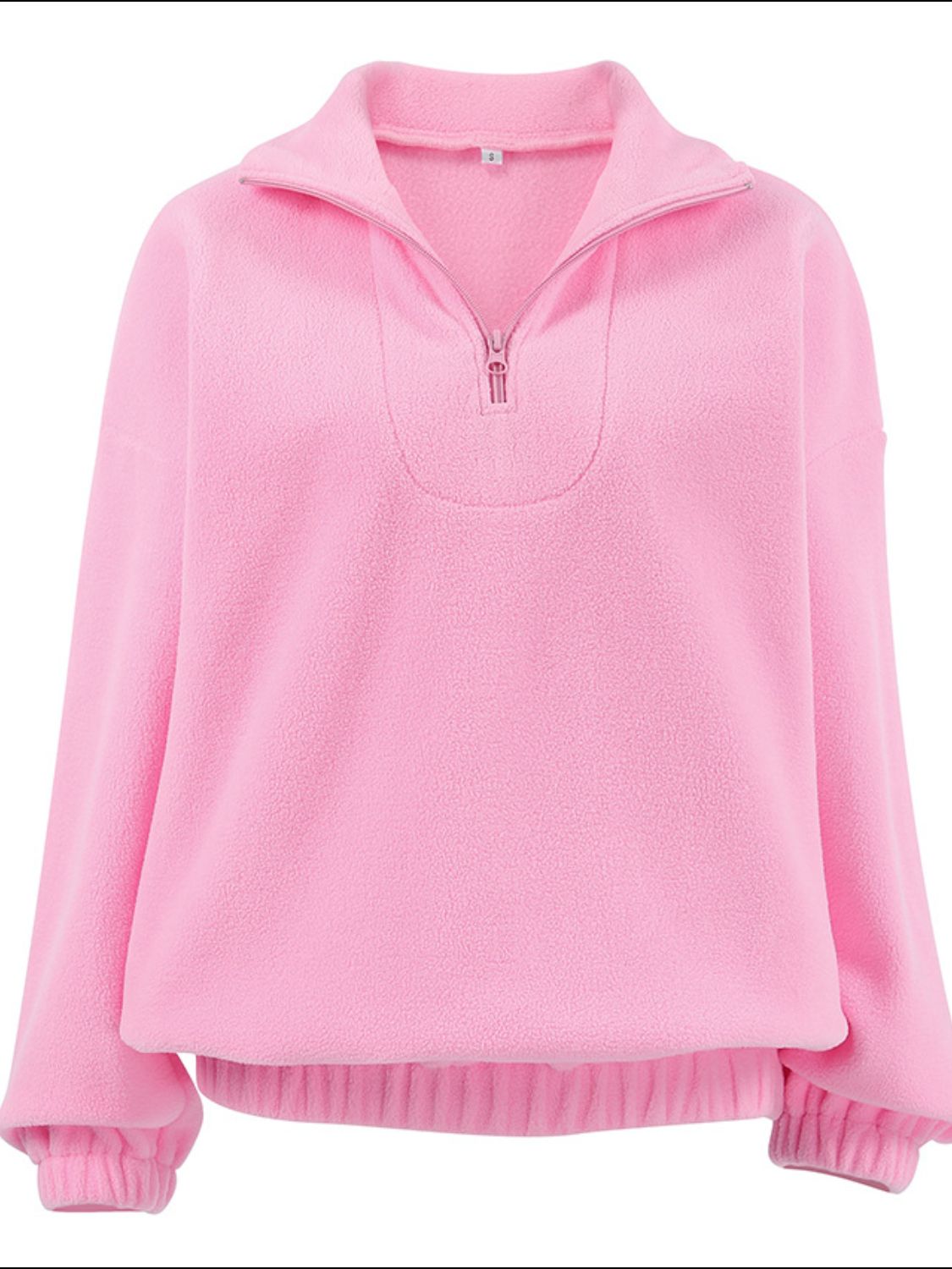 Quarter Zip Long Sleeve Sweatshirt OutfitFlow