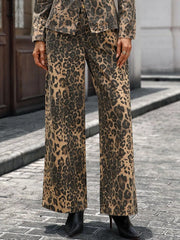 Leopard Wide-Leg Jeans OutfitFlow