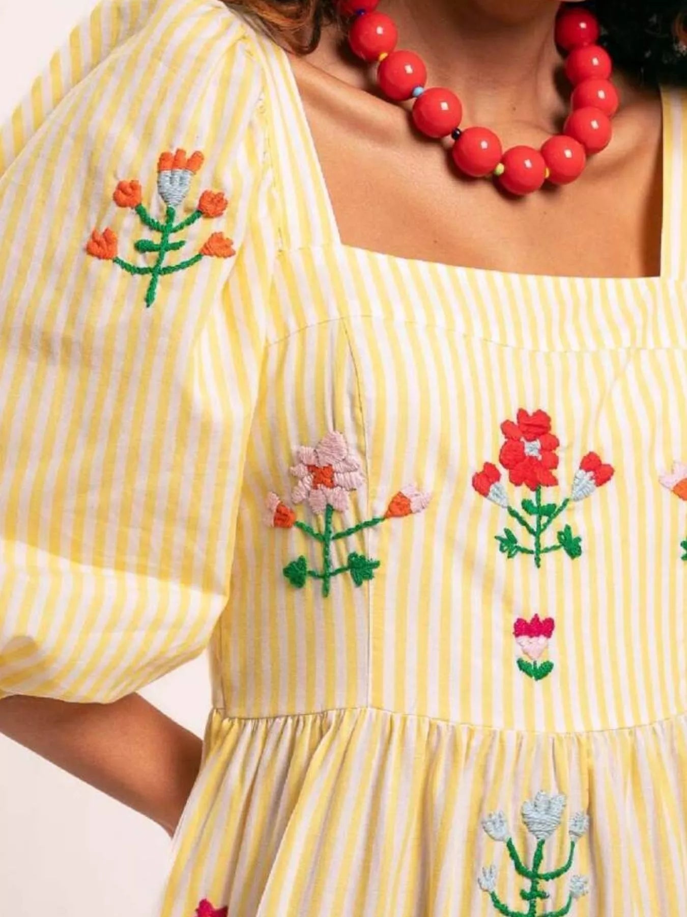 Square Neck Tiered Maxi Dress OutfitFlow