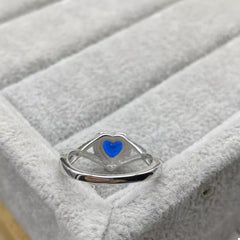 925 Sterling Silver Heart Ring OutfitFlow
