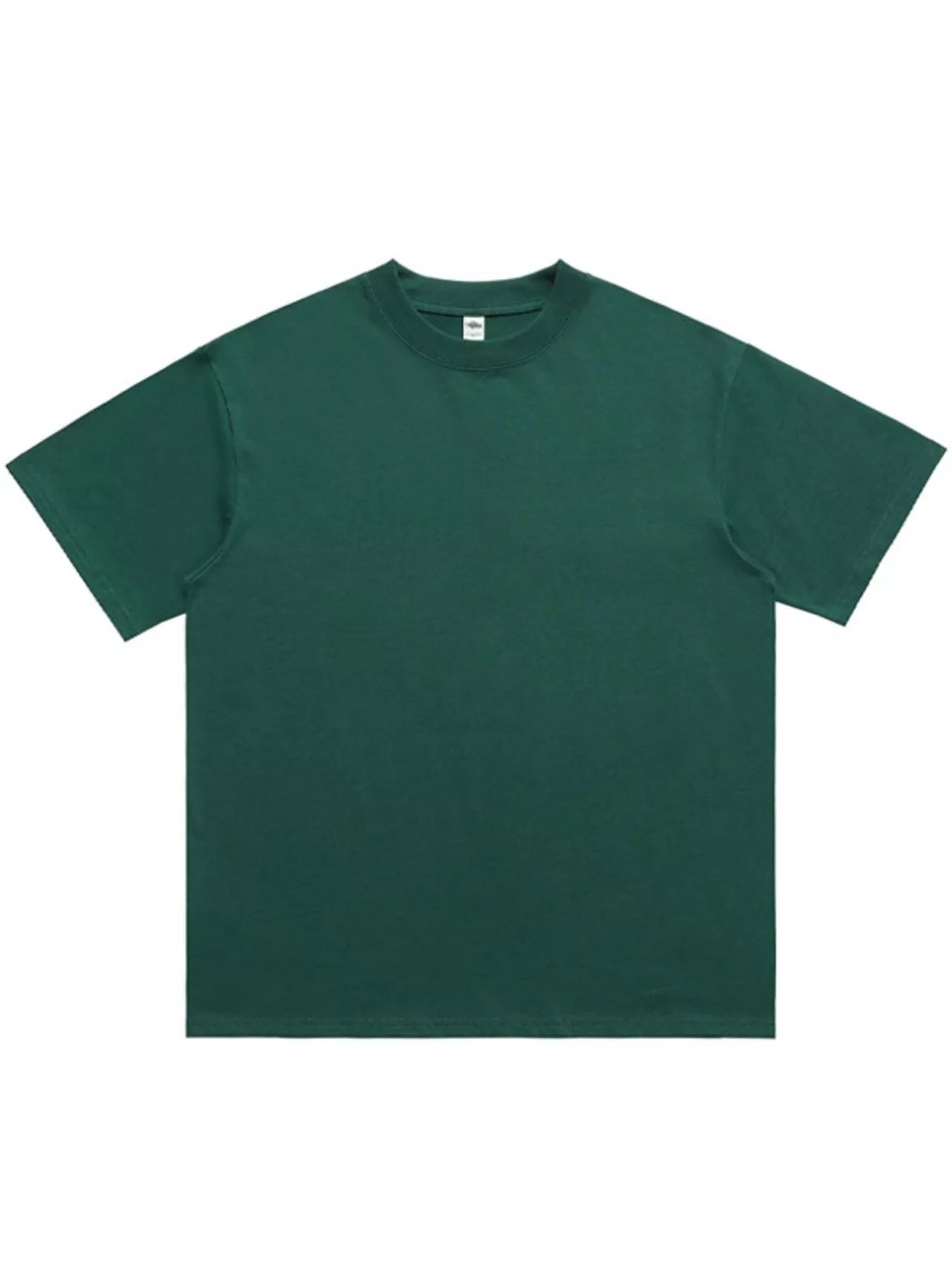 Men's Round Neck Oversized Cotton T-Shirt OutfitFlow