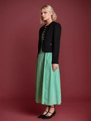 Button Up Long Sleeve Textured Outerwear OutfitFlow