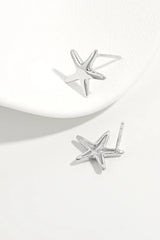 925 Sterling Silver Star Stud Earrings OutfitFlow