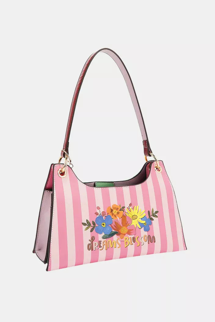 Nicole Lee USA Dreams Blossom Shoulder Bag OutfitFlow