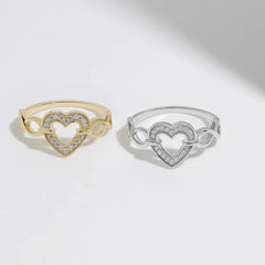 925 Sterling Silver Heart Ring OutfitFlow