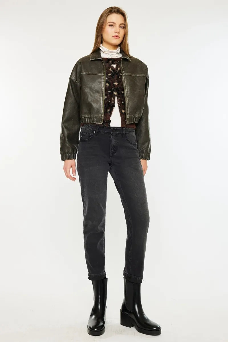 Kancan Slim Boyfriend Fit Jeans OutfitFlow