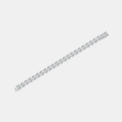 24 Carat Moissanite 925 Sterling Silver Heart Bracelet OutfitFlow