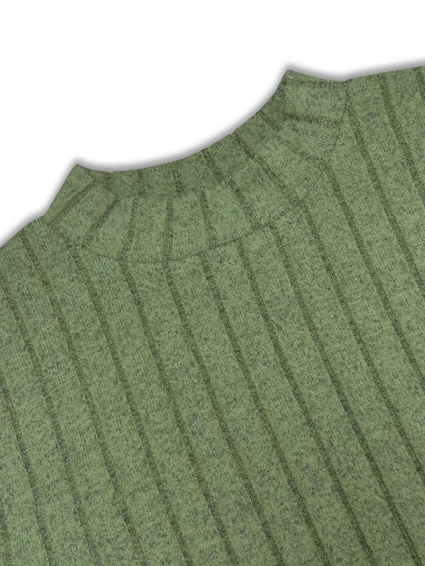 Ribbed Knit A-Line Midi Dress Trendsi