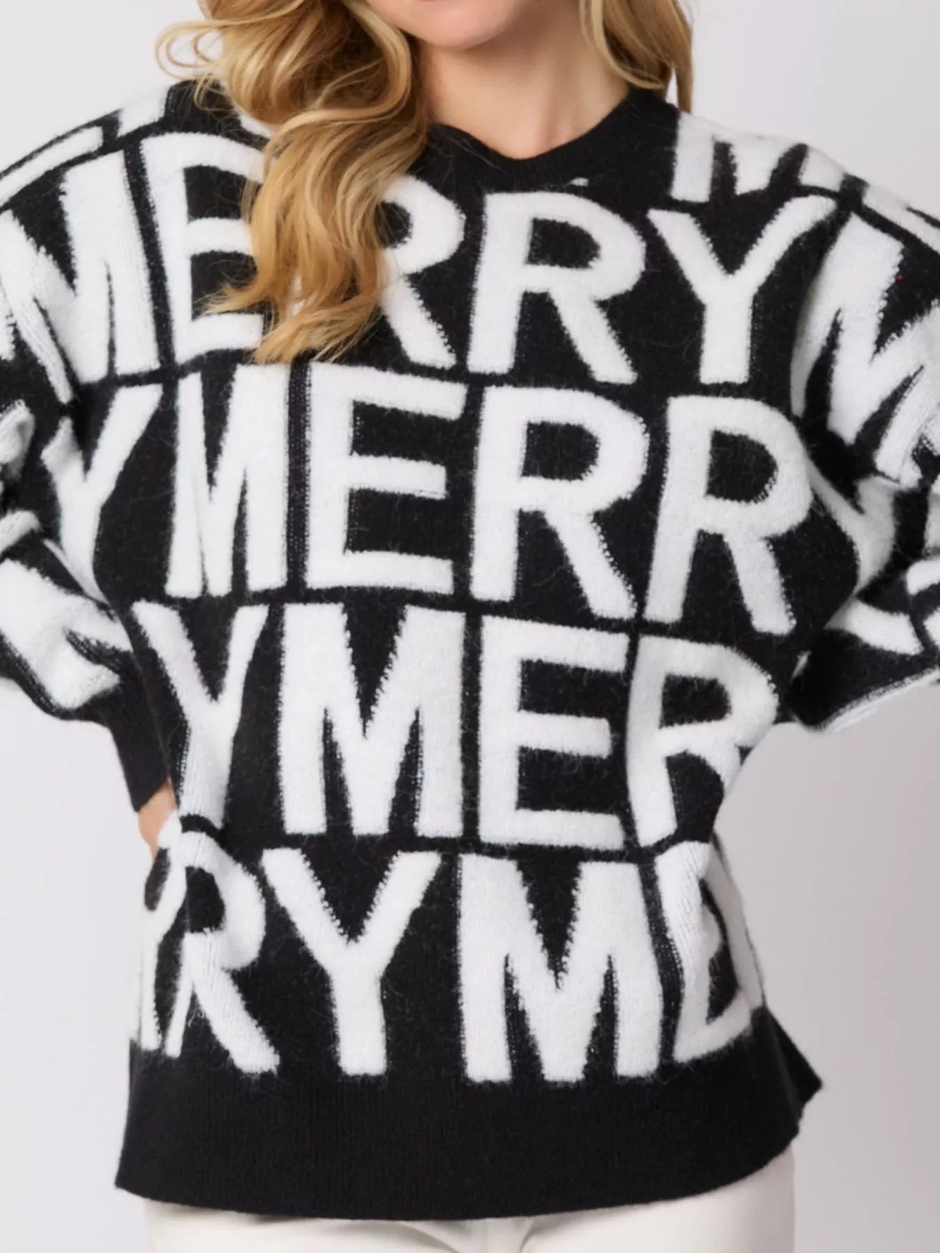 Christmas Merry Festive Holiday Sweater OutfitFlow