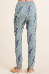 BiBi Cozy Soft Hairy Popcorn Sweater Pants OutfitFlow