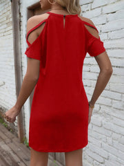 Cold Shoulder Mini Dress OutfitFlow