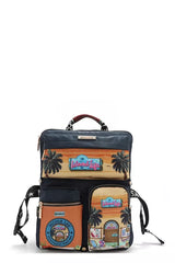 Nicole Lee USA Multi-Pocket Travel Backpack SUN AND SAND One Size OutfitFlow