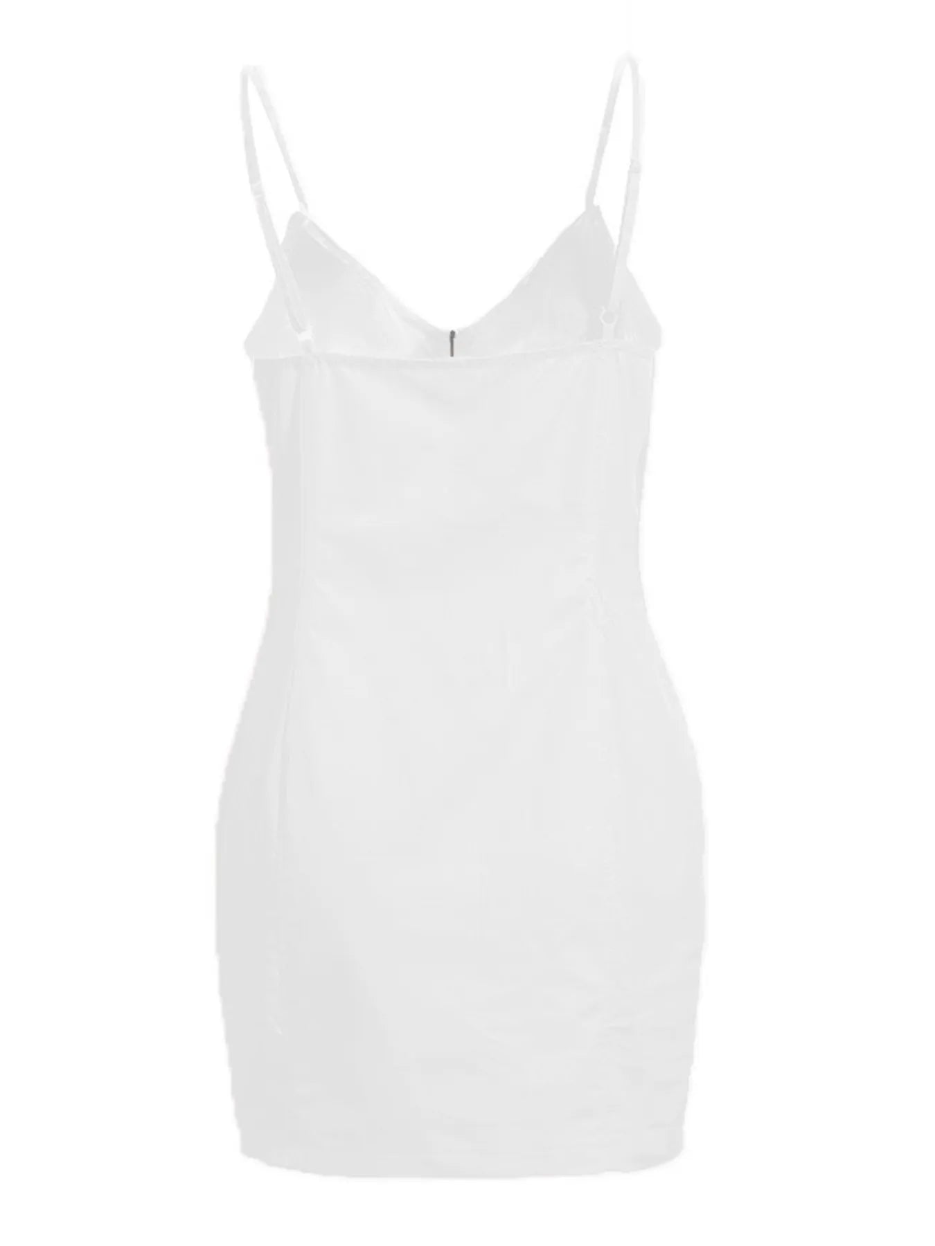 Full Size Zip-Front Bodycon Mini Dress Plus Size OutfitFlow