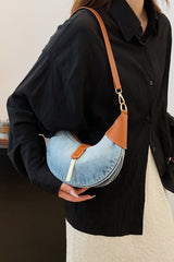 Outfit Flow - Contrast Denim Shoulder Bag