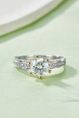 Outfit Flow - 1 Carat Moissanite 925 Sterling Silver Ring