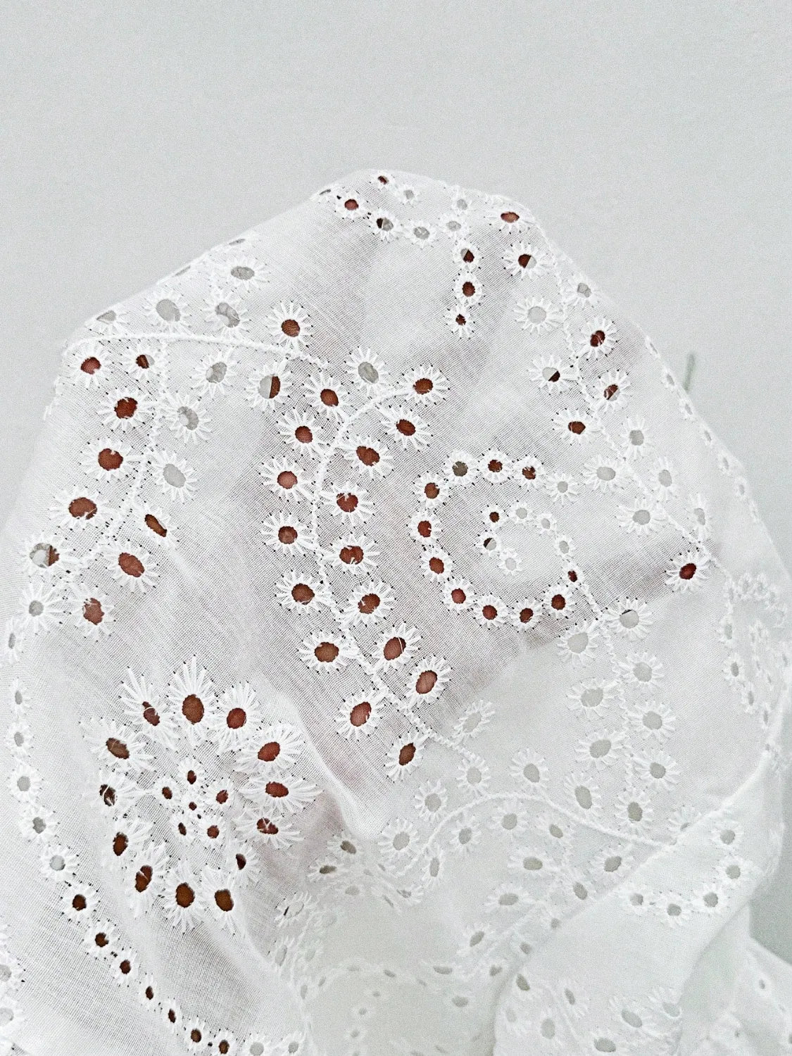 Eyelet Solid Collared Neck Half Sleeve Shirt OutfitFlow