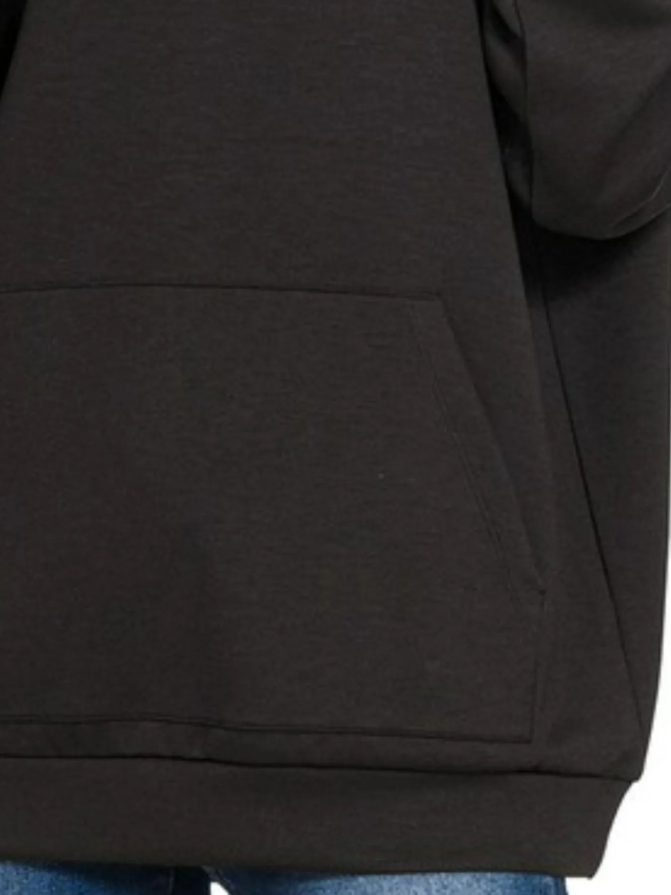 Zenana Oversized Scuba Hoodie with Kangaroo Pocket OutfitFlow