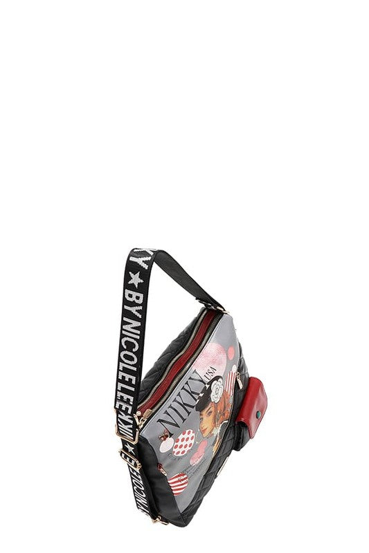 Nicole Lee USA Convertible Adjustable Strap Backpack Bag OutfitFlow