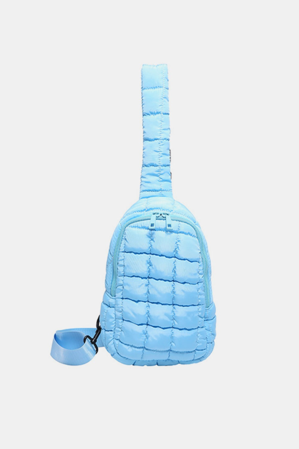 Quilted Nylon Crossbody Bag