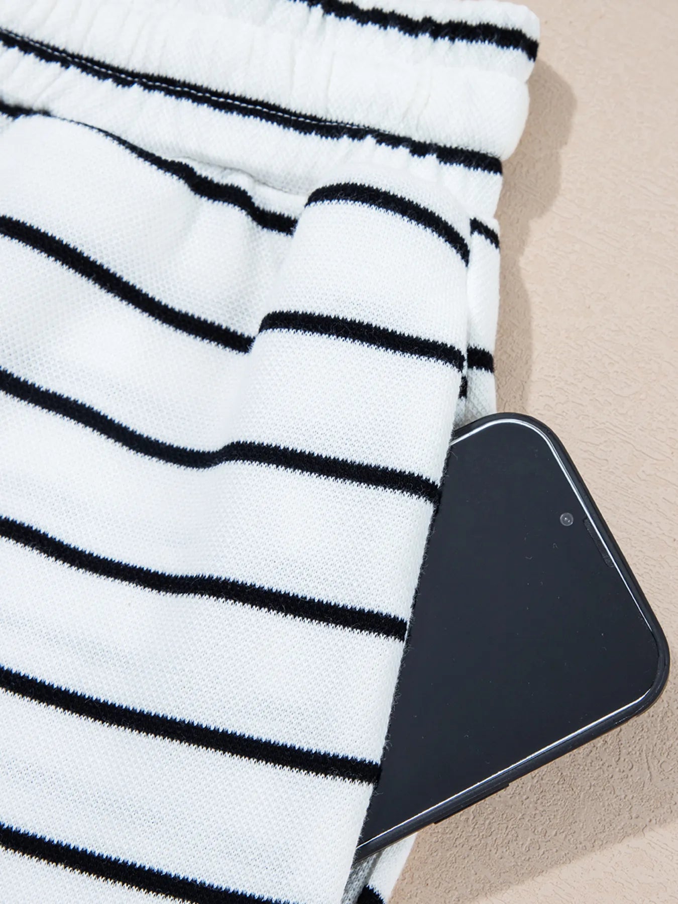 Casual Striped Tank and Wide Leg Pants 2pcs Set OutfitFlow