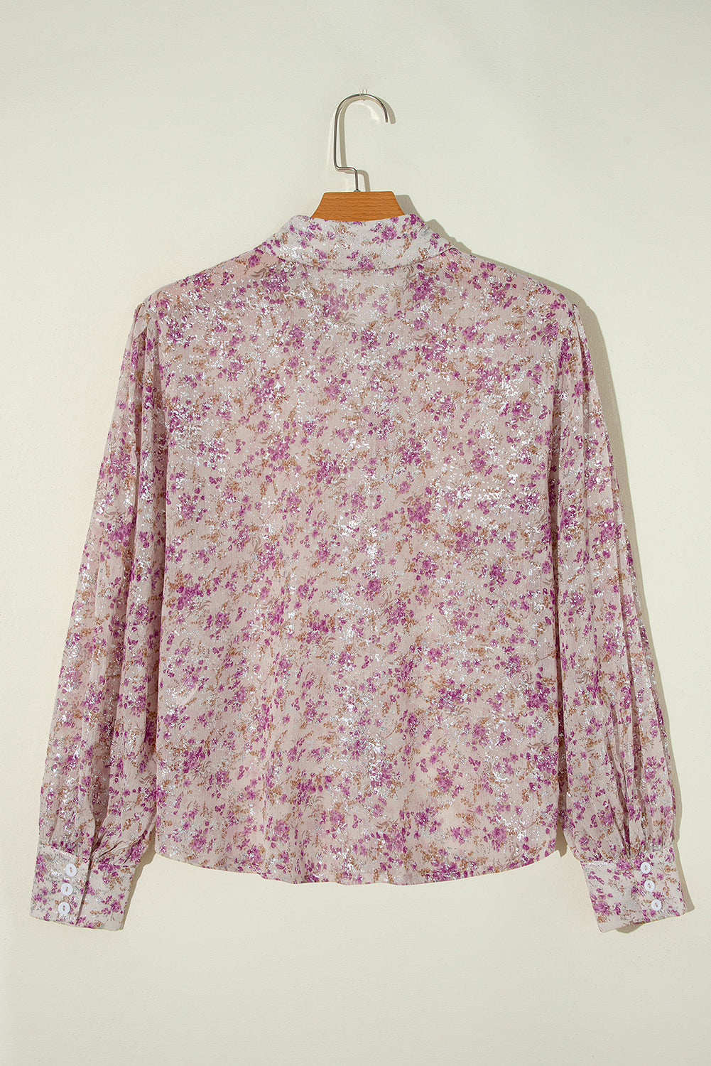 Outfit Flow - Printed Collared Neck Long Sleeve Shirt