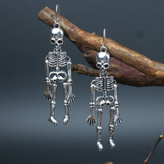 Skeleton Alloy Earrings OutfitFlow