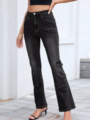 High-Waisted Bootcut Jeans OutfitFlow