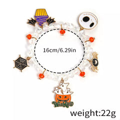 Halloween Beaded Charm Bracelet OutfitFlow
